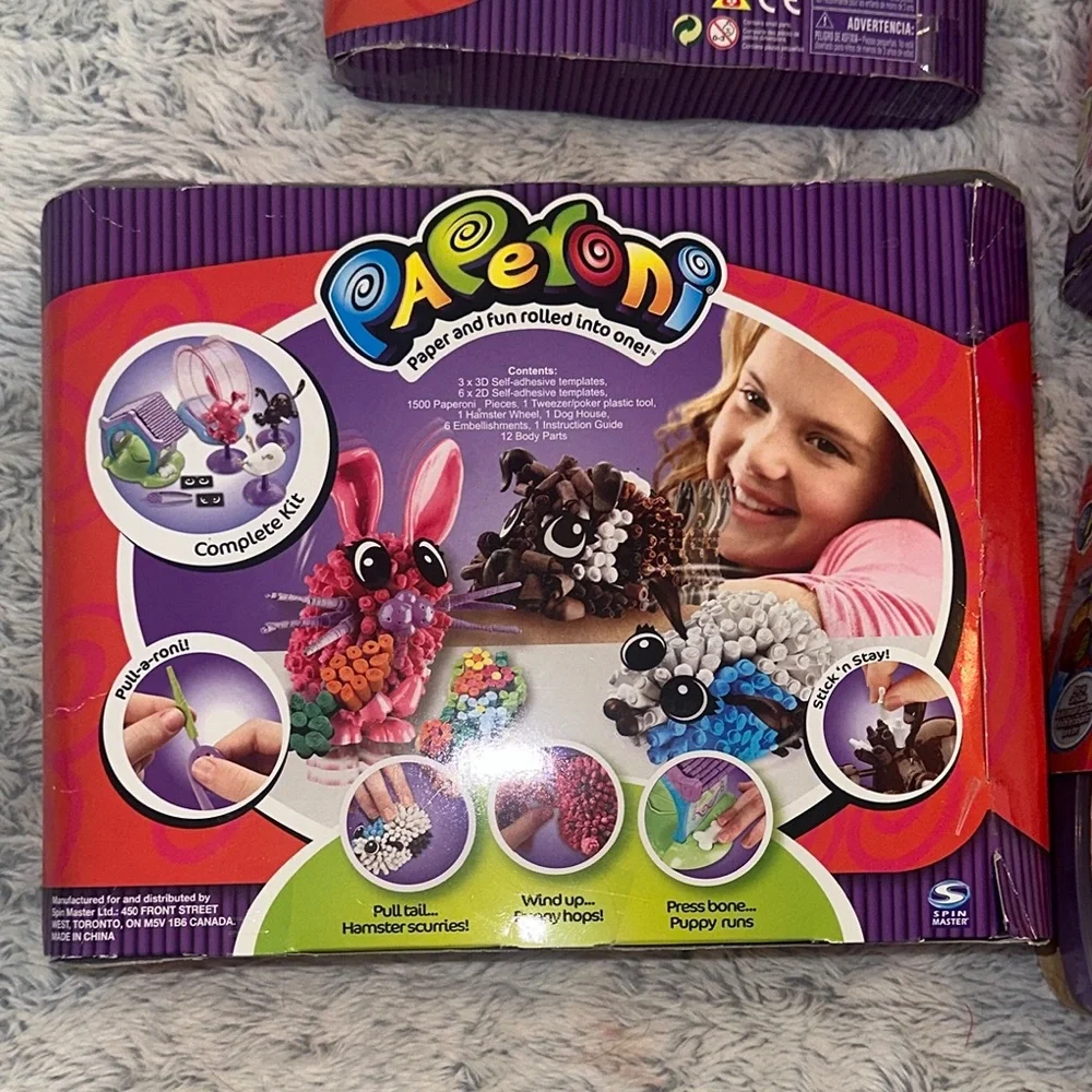 PAPERONI Deluxe Studio Building Set Craft Magic Movin’ Pets Refill Carrying Case